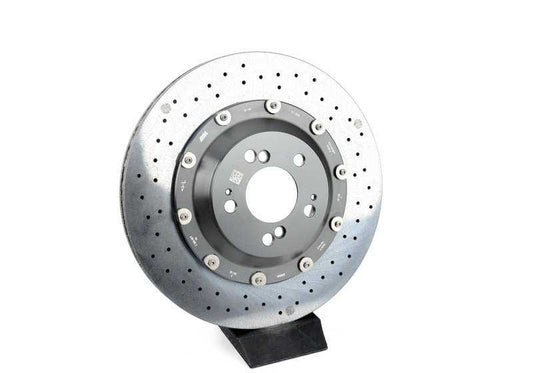 Disco de freno cerámico de carbono izquierdo OEM 34212284807 para BMW F80, F82, F83, F87 M2 CS. Original BMW.