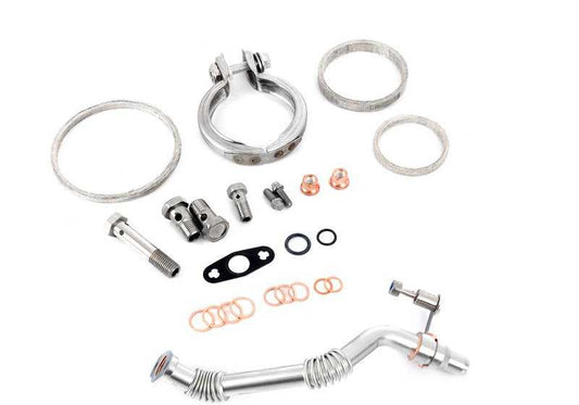 Kit de montagem do Turbocompressor OEM 11652456348 para BMW F07, F10, F11, F12, F13, F01, F02, F04, E70, E71, E72. BMW original sobressalente.