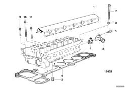 Juego de juntas de culata OEM 11121740984 para BMW Serie 3 E36 323i. Original BMW.