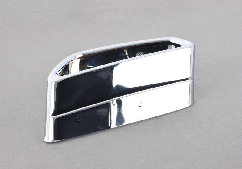 Izquierdo OEM verchromt Abgasverzierung 18308631958 für BMW G30, G31, G38, G32, G11. Kompatibel mit madenamischen Paketen. Original BMW.