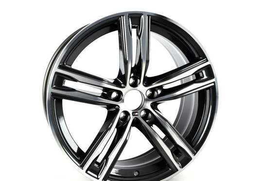 Llanta de aleación M Doble radio 703 OEM 36117856707 para BMW F06, F12, F13. Original BMW.