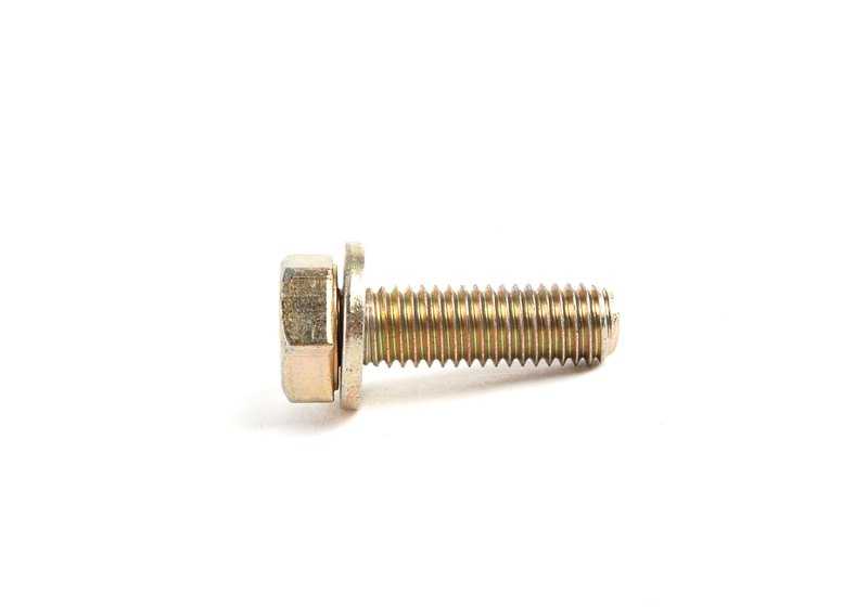 Hexagonal screw with washer OEM 07119902919 for BMW E87, E36, E46, E90, E91, E34, E39, E38, Z3. Original BMW. Ideal for motor and engine anchors in multiple compatible models.