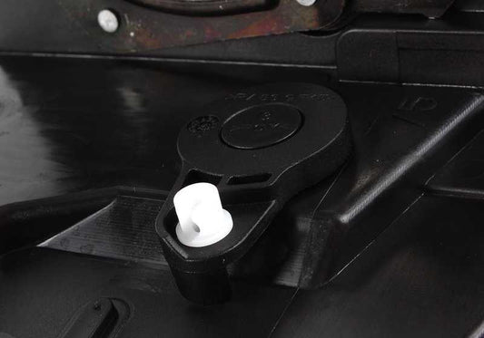 Cerradura delantera derecha con resorte OEM 51218253433 para BMW Serie 3 E46 (1998-2004). Original BMW.