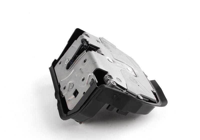 Cerradura delantera derecha con resorte OEM 51218253433 para BMW Serie 3 E46 (1998-2004). Original BMW.