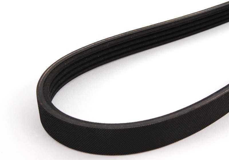 Correa poli V OEM 11287631814 para BMW E60, E61, E63, E64, E65, E66, E53. Compatible con motores N62T. Repuesto original BMW.