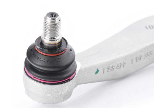 Brazo de suspensión delantero izquierdo de aluminio OEM 31121138477 para BMW E31 {840i, 840Ci, 850i, 850Ci}. Compatible con modelos con cambio manual o automático. Original BMW.