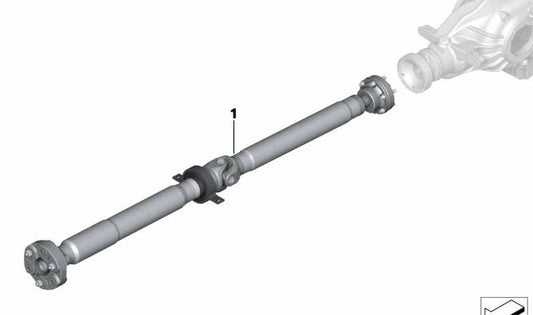 Eje de transmisión OEM 26112284491 para BMW F12, F13 {Modelos M6 con motor S63T}. Repuesto original BMW.