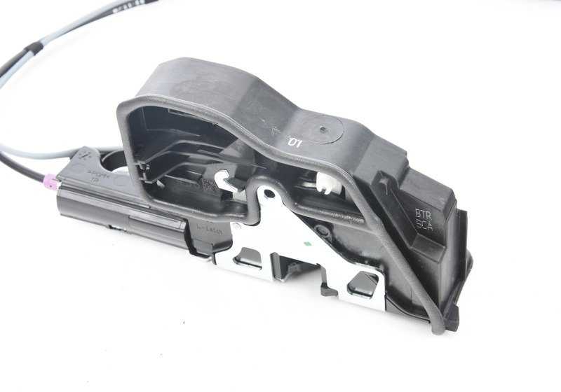 Cerradura completa puerta delantera derecha OEM 51215A36F00 para BMW F10, F11, F07, F18. Original BMW.