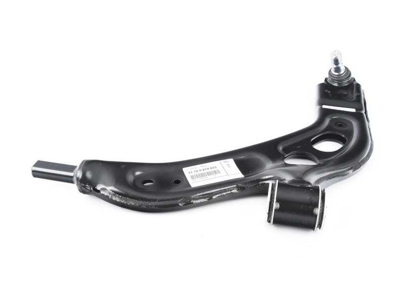 Brazos de suspensión delanteros izquierdos con silentblock OEM 31126879843 para MINI F40, F44, F45, F46, F48, F39, F54, F60 y BMW F40. Original MINI y BMW.