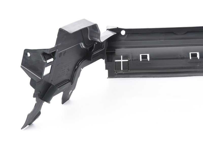 Conducto de aire inferior para radiador OEM 51747383846 para BMW G30, G30N, G31, G31N, G38, G38N. Guía de aire original BMW.