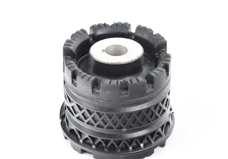 Silentblock de goma OEM 33326850395 para MINI F55, F56, F57 (todos los modelos compatibles). Pieza original MINI. Ideal para mantener la estabilidad y reducir vibraciones del tren trasero.
