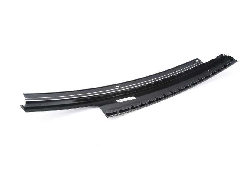 EMBELLECADOR Column B Left Rear Door OEM 51357317799 for BMW F16 and F86. Bright black finish. Original BMW.