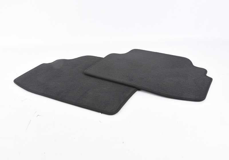 Alfombrillas de velours antracita OEM 51477316595 para BMW Serie 3 E92, E92 LCI, E93. Delanteras y traseras. Original BMW.