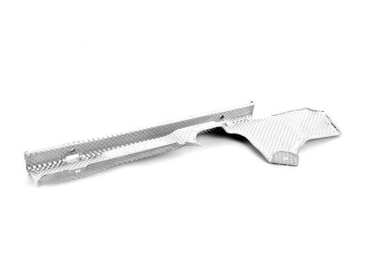 Links Wärmesisolator OEM 51487033725 für BMW E60, E63, E64. Original BMW.