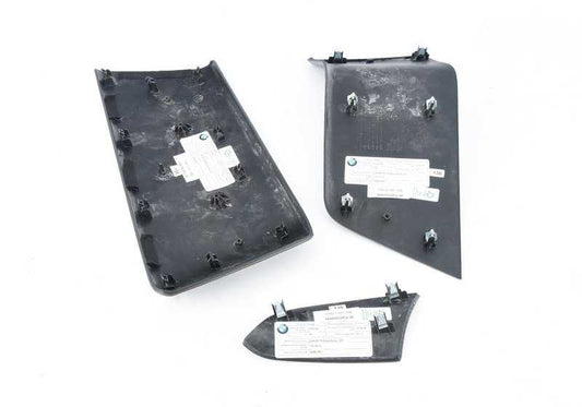 Ensemble de bois en bois foncé ensemble pour BMW I01, I01n (OEM 51456801324). BMW d'origine.