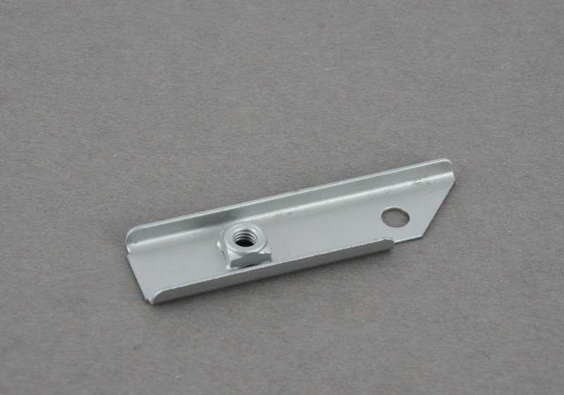 Soporte de tubería de aceite OEM 17211712232 para BMW E34, E32. Original BMW.