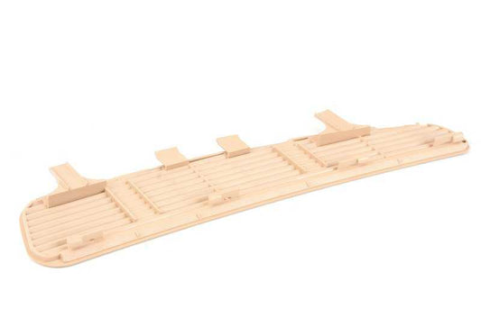 Rejilla de ventilación derecha guantera OEM 51468204356 para BMW E39. Color beige arena. Pieza original BMW.