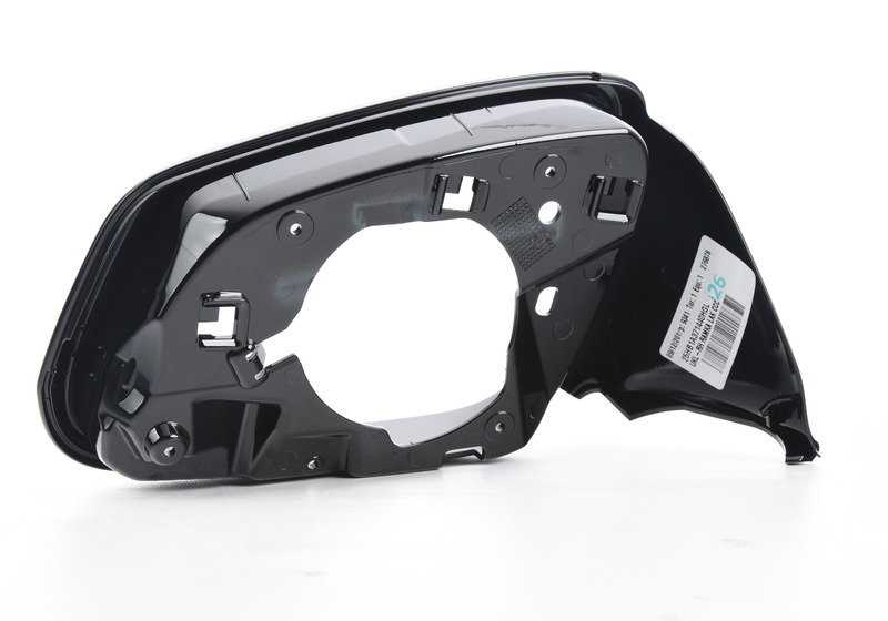 Soporte derecho Shadow-Line OEM 51167391898 para BMW F45, F45N, F46, F46N, F48, F48N. Pieza exterior de retrovisor. Original BMW.
