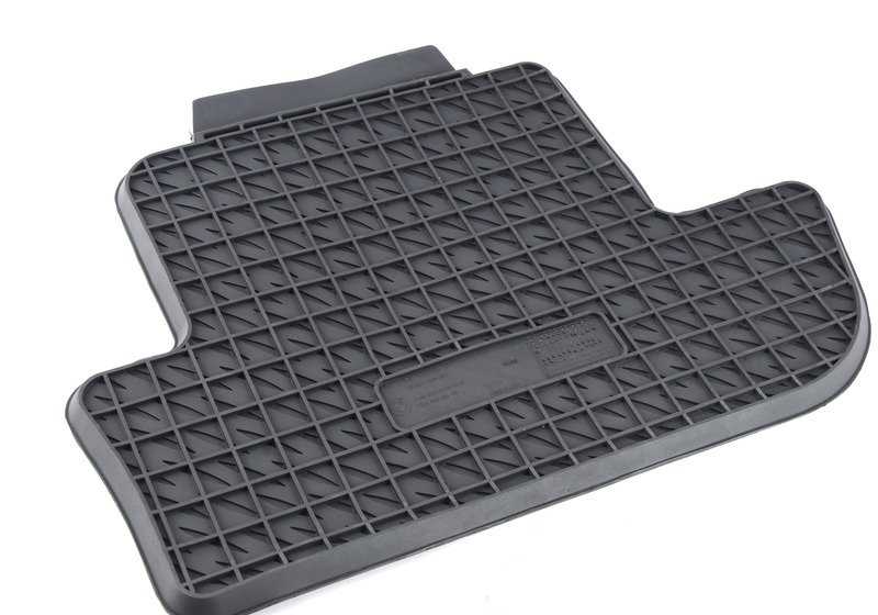 Alfombrillas de goma originales OEM 51472163803 para BMW F06, F12, F13, F06 xDrive, F12 xDrive, F13 xDrive. Antideslizantes, a medida y resistentes al agua. Juego trasero. Original BMW.