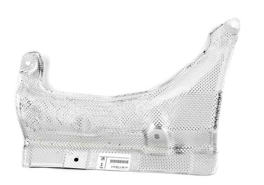 OEM 51487158417 left front thermal insulator for BMW X5 {E70, E70N, F15, F85} and BMW X6 {E71, E72, F16, F86}. Original BMW.