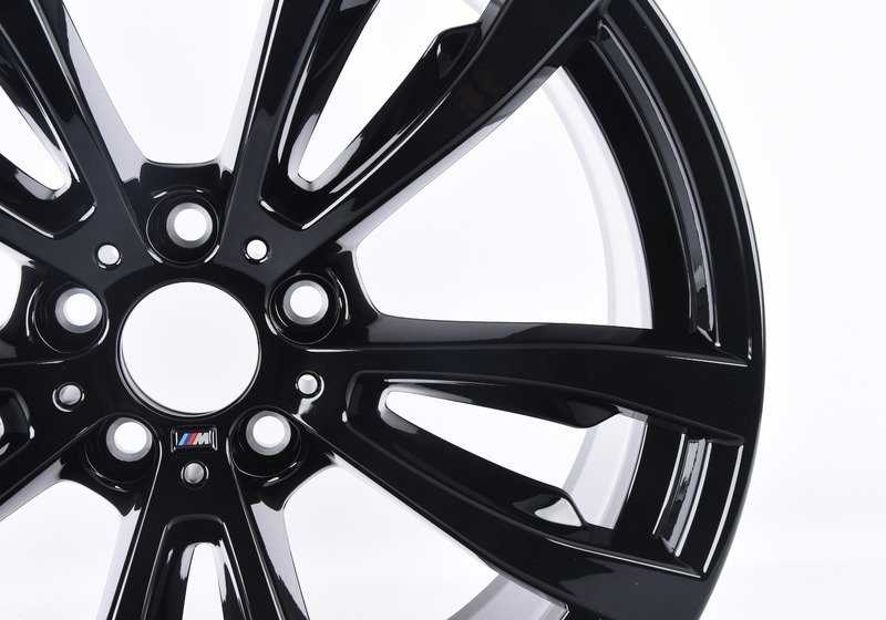 Llanta de aleación M Doble radio 469 Jet Black 20" OEM 36118064894 para BMW F15 y F16. Original BMW.