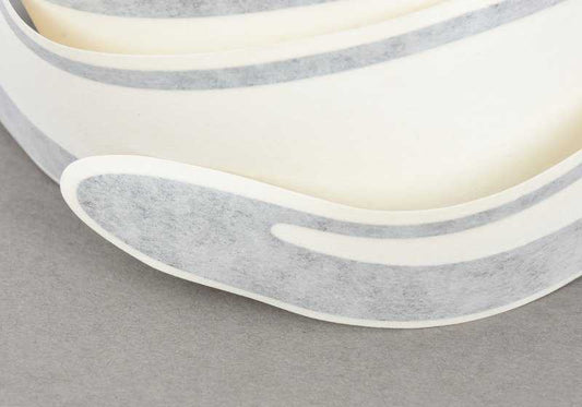 Links vordere dekorative Klebstoff OEM 5114186635 für BMW E21, E30, E12, E28, E24, E23. Original BMW.