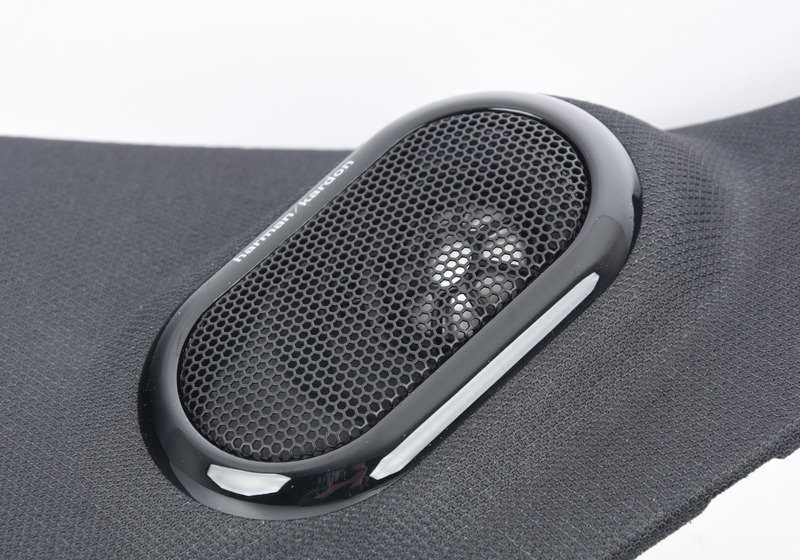 Embellecedor pilar A izquierdo con altavoz HiFi OEM 51437406021 para MINI F56 Cooper. Original MINI.