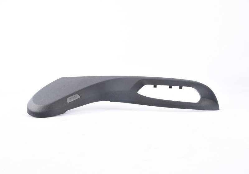 Embellinga esterna sinistra del sedile OEM 52107318975 per BMW F07, F10, F11, F01, F02, F15, F85, F16, F86. BMW originale di colore nero.