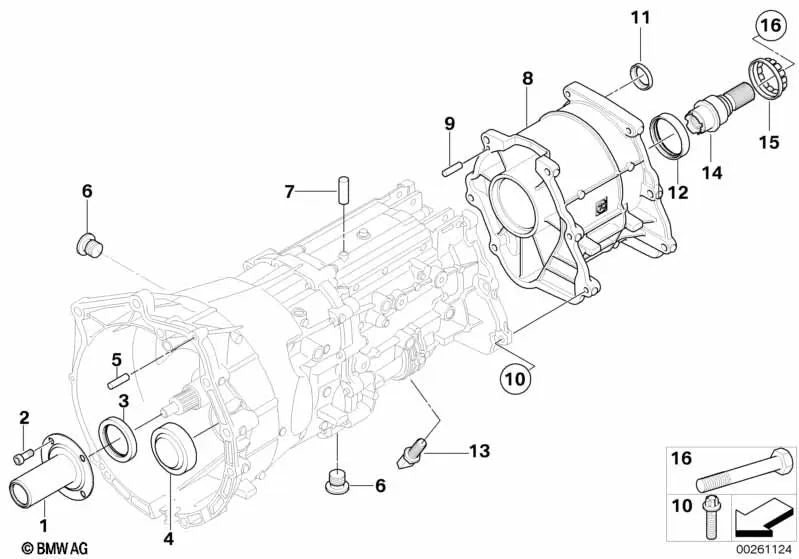 Schutzkappe per BMW E46, E90, E91, E92, E60, E61, E84, E83, E53 (OEM 23117551425). BMW originale.