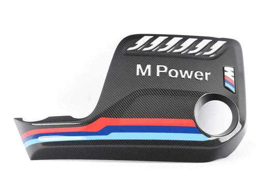 Tapa del motor M Performance fibra de carbono OEM 11122413815 para BMW M2 F87, M3 F80, M4 F82/F83... y más. Original BMW.