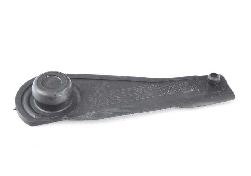 Protector lateral delantero izquierdo OEM 51777166871 para BMW E90, E91. Pieza original BMW.
