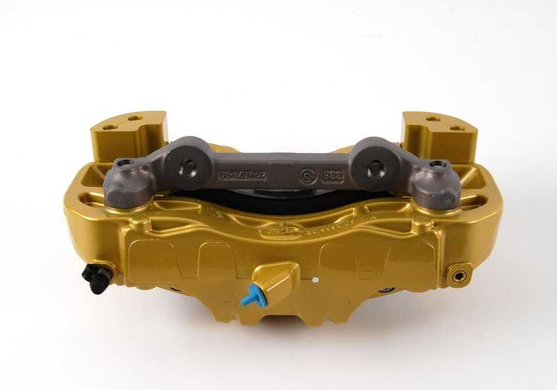 Pinza de freno delantera izquierda OEM 34116786741 para BMW E81, E87, E82, E88, E90, E92... y más. Original BMW.