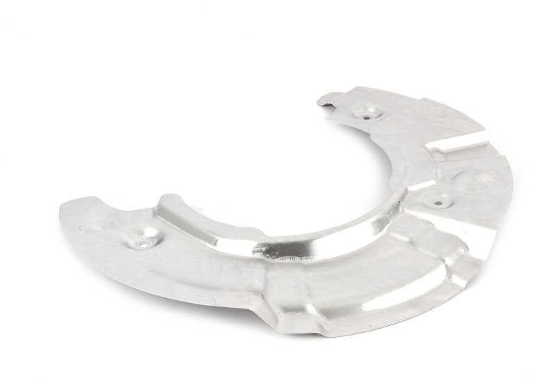 Placa protectora de freno izquierda OEM 34112284431 para BMW Serie 5 F10 y Serie 6 F06, F06N, F12, F12N, F13, F13N. Original BMW.