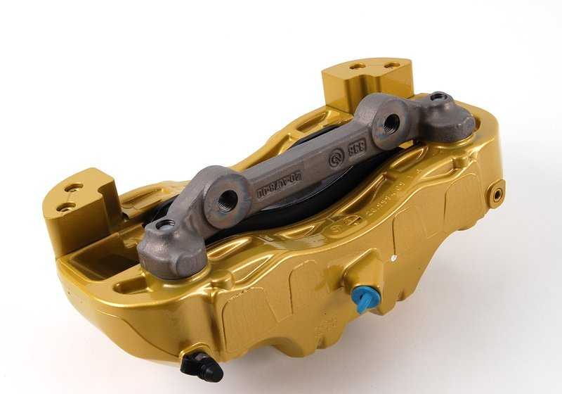 Pinza de freno delantera izquierda OEM 34116786741 para BMW E81, E87, E82, E88, E90, E92... y más. Original BMW.