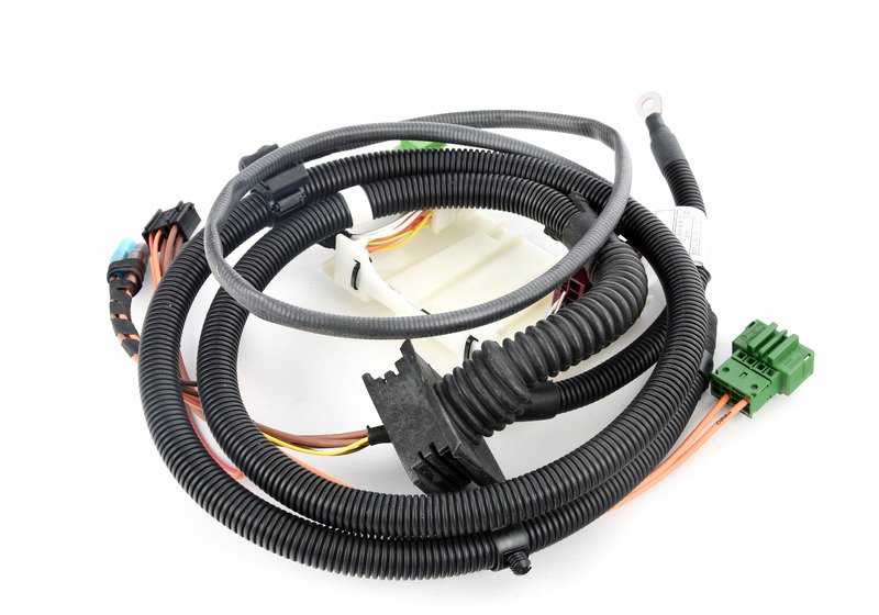 Cableado motor y módulo de cambio OEM 12517566510 para BMW E82, E88, E90, E90N, E91, E91N, E92, E92N, E93, E93N. Original BMW.