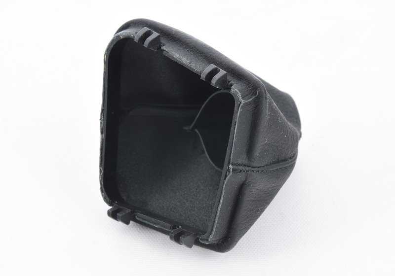 Funda de cuero para palanca de cambios OEM 25127507082 para BMW E46 325i y 325Ci (manual y automático). Compatible con modelos del 2000 al 2006. Original BMW.