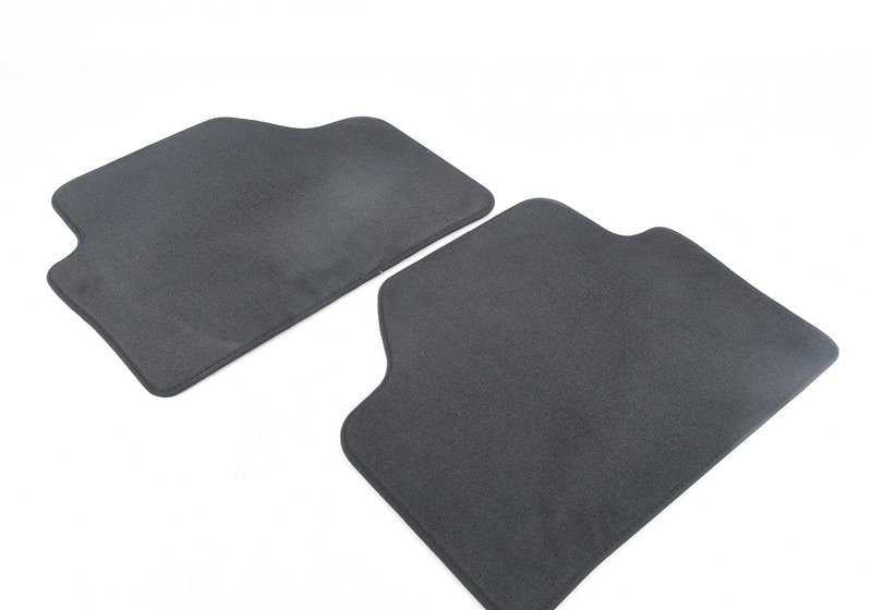 Juego de alfombrillas velours antracita OEM 51477316630 para BMW X1 E84 xDrive (delanteras y traseras, volante a la izquierda). Original BMW.