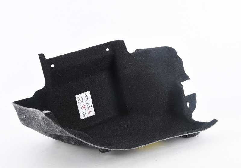 Revestimiento lateral derecho del maletero OEM 51477289125 para BMW F33 y F83. Pieza original BMW.