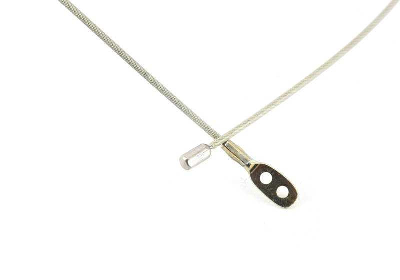 Cable tensor OEM 54318268977 para BMW E46 (Compatible con modelos del techo convertible). Original BMW.