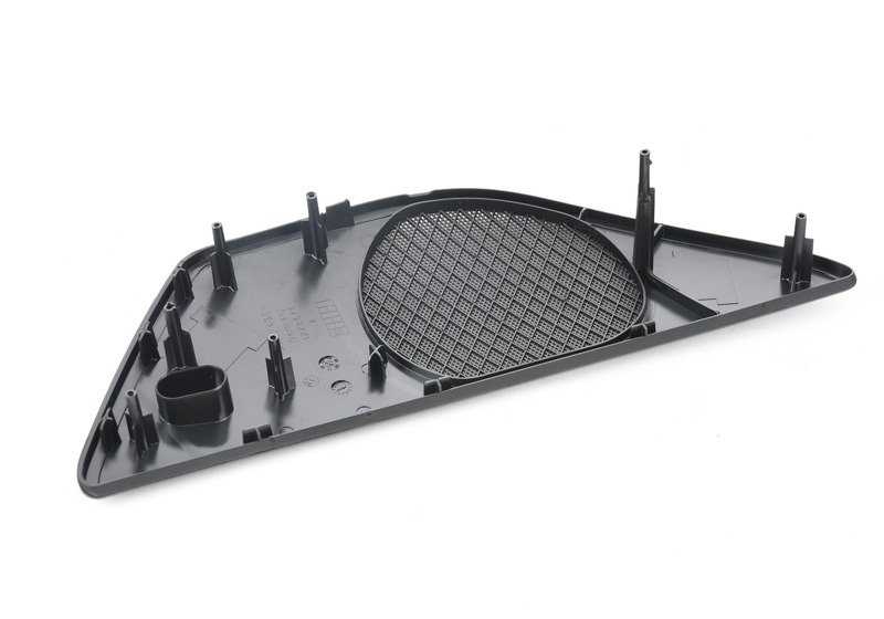 Rejilla altavoz puerta izquierda OEM 51417225967 para BMW F10, F11, F18. Original BMW.