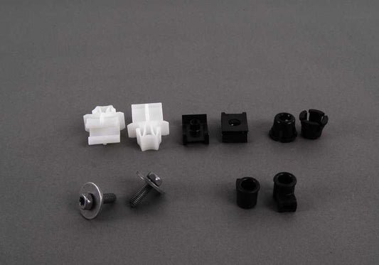 Kit de reparación soporte faro OEM 63126904664 para BMW E46 {316i, 316Ci} con distintos motores y versiones. Compatible con faros halógenos y xenón. Original BMW.