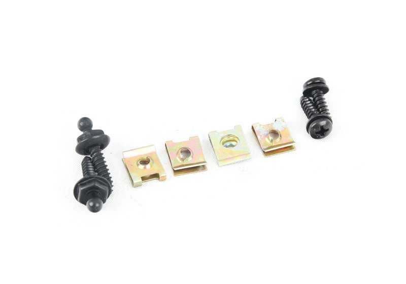 Juego de Piezas de Fijación para varios modelos/series de BMW (OEM 51168401849). Original BMW