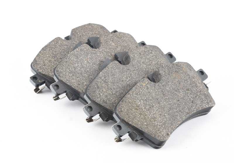 Juego de pastillas de freno delanteras sin amianto OEM 34106874034 para BMW F52, F46, F48, F39. Original BMW.