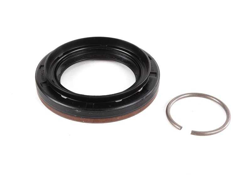 Retén de aceite con anillo de seguridad OEM 33107510289 para BMW E82, E36 (M3), E46 (M3), E90, E92, E93, E28, E34, E39, E60, E61, E24, E63, E64, E23, E32, E38, E65, E31, E85, E86. Original BMW.