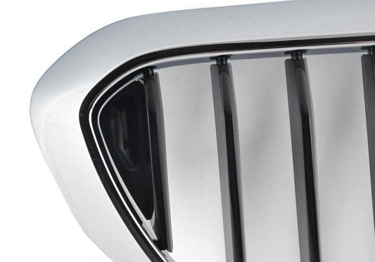 Rejilla de adorno delantero derecho OEM 51137390864 para BMW Serie 5 G30, G31. Original BMW.