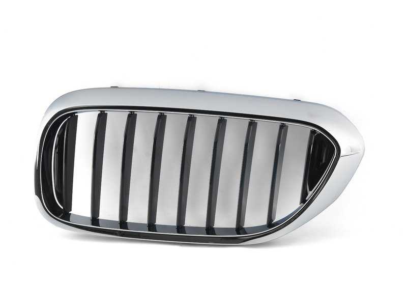 Rejilla decorativa delantera izquierda para BMW Serie 5 G30, G31, G38 (OEM 51137390863). Original BMW.