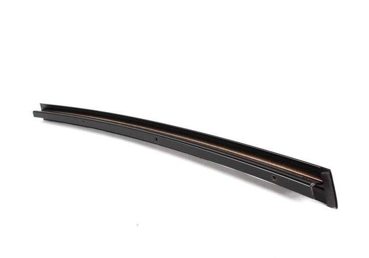Left exterior window guide OEM 51348159877 for BMW 5 Series E39. Genuine BMW.