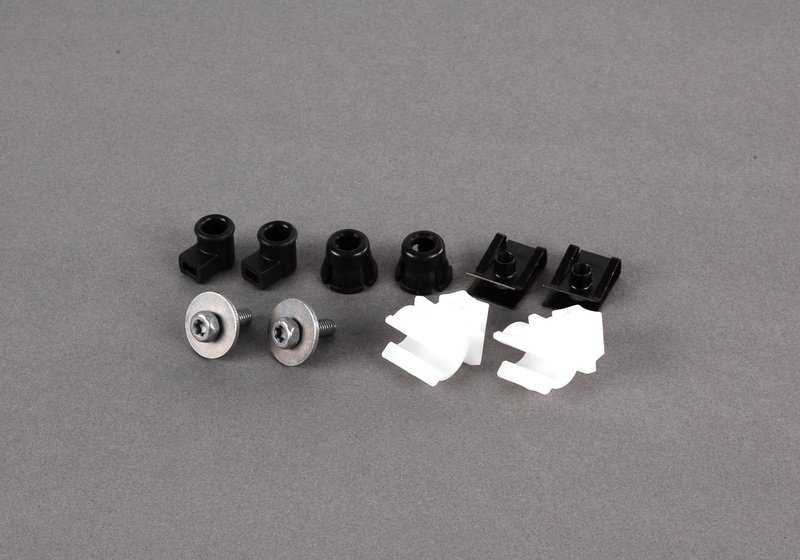 Kit de réparation Faro Support OEM 63126904664 pour BMW E46 {316i, 316ci} avec différents moteurs et versions. Compatible avec les phares halogènes et xénon. BMW d'origine.
