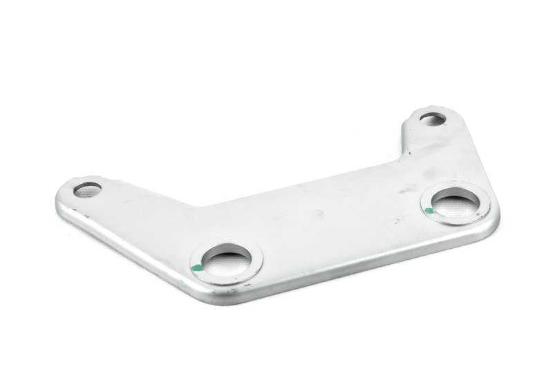 Placa de sujeción escape OEM 18207588243 para BMW E82, E88, E90, E91, E92, E93. Original BMW.