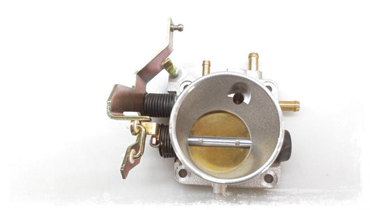 Cuerpo de mariposa OEM 13541270422 para BMW E21, E12, E28. Recambio original BMW.